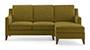 Abbey Sofa (Olive, Fabric Sofa Material, Regular Sofa Size, Soft Cushion Type, Sectional Sofa Type, Sectional Master Sofa Component) by Urban Ladder