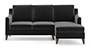 Abbey Sofa (Fabric Sofa Material, Regular Sofa Size, Soft Cushion Type, Sectional Sofa Type, Sectional Master Sofa Component, Pebble Grey) by Urban Ladder