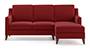 Abbey Sofa (Fabric Sofa Material, Regular Sofa Size, Soft Cushion Type, Sectional Sofa Type, Sectional Master Sofa Component, Salsa Red) by Urban Ladder