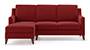 Abbey Sofa (Fabric Sofa Material, Regular Sofa Size, Soft Cushion Type, Sectional Sofa Type, Sectional Master Sofa Component, Salsa Red) by Urban Ladder