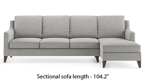 Abbey Sectional Sofa (Vapour Grey)