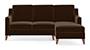 Abbey Sofa (Dark Earth, Fabric Sofa Material, Regular Sofa Size, Soft Cushion Type, Sectional Sofa Type, Sectional Master Sofa Component) by Urban Ladder