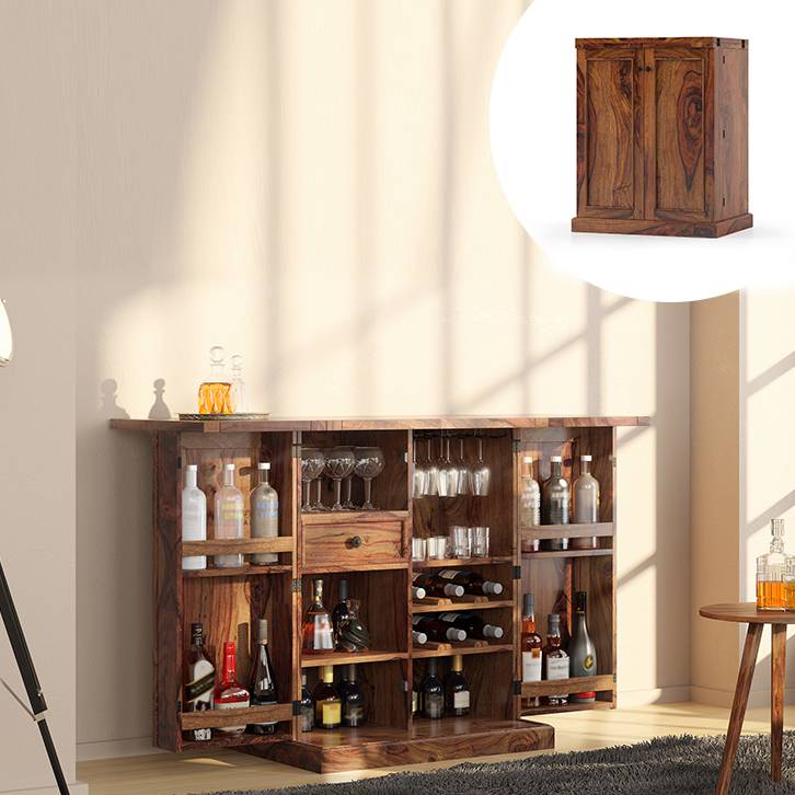 Bar Cabinets Buy Home Bar Cabinets Online At Best Deals Urban Ladder
