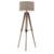 Kepler tripod floor lamp natural linen drum shade lp2