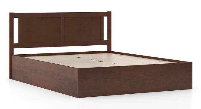 Brandenberg Storage Bed (King Bed Size, Dark Walnut Finish) by Urban Ladder