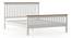 Athens White Bed (Solid Wood) (Two-Tone Finish, Queen Bed Size) by Urban Ladder - Design 1 Cross View - 281422
