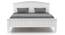 Wichita White Bed (Solid Wood) (Queen Bed Size, White Finish) by Urban Ladder - Front View Design 1 - 281434