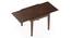 Murphy 4 to 6 Extendable Dining Table (Dark Walnut Finish) by Urban Ladder