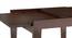 Murphy 4-to-6 Extendable - Thomson 4 Seater Dining Table Set (Beige, Dark Walnut Finish) by Urban Ladder