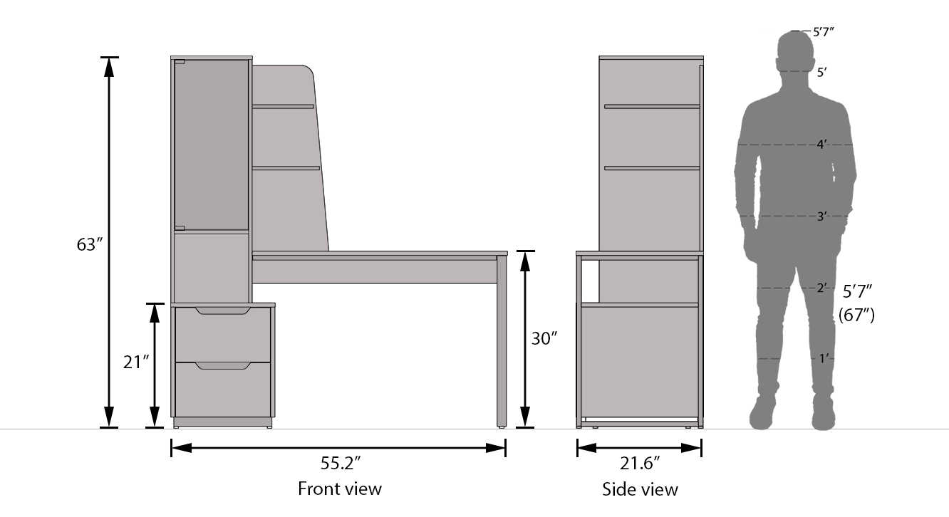 Sidney Study Table - Urban Ladder