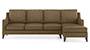 Abbey Sofa (Dune, Fabric Sofa Material, Regular Sofa Size, Soft Cushion Type, Sectional Sofa Type, Sectional Master Sofa Component) by Urban Ladder