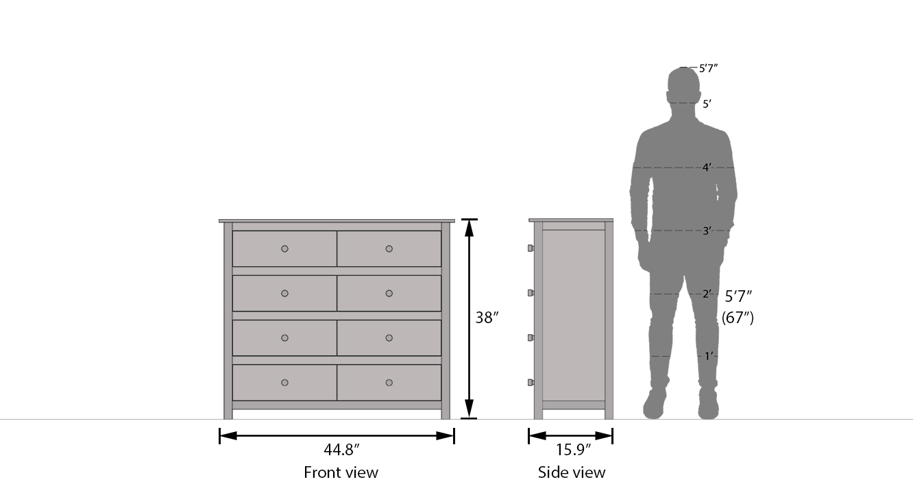 Evelyn chest of drawer white 21
