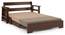 Oshiwara Compact Sofa Cum Bed (Dark Walnut Finish, Two Tone) by Urban Ladder