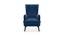 Genoa Wing Chair (Cobalt) by Urban Ladder - Front View Design 1 - 283013
