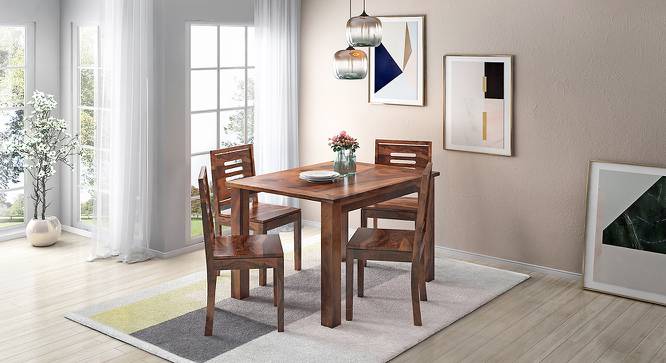 Capra Dining Chairs - Set of Two (Teak Finish) by Urban Ladder - Design 1 Full View - 283212