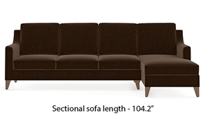 Abbey Sectional Sofa (Dark Earth)
