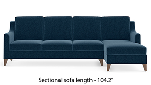 Abbey Sectional Sofa (Cobalt)