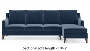 Abbey Sectional Sofa (Lapis Blue)