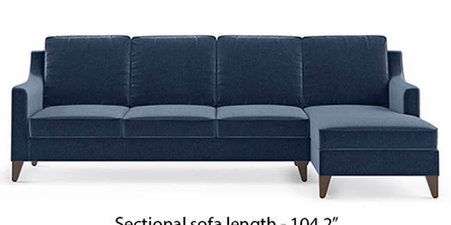Abbey Sofa (Fabric Sofa Material, Regular Sofa Size, Soft Cushion Type, Sectional Sofa Type, Sectional Master Sofa Component, Lapis Blue)
