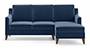Abbey Sofa (Fabric Sofa Material, Regular Sofa Size, Soft Cushion Type, Sectional Sofa Type, Sectional Master Sofa Component, Lapis Blue) by Urban Ladder