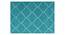 Virginia Hand Tufted Carpet (48" x 72" Carpet Size, Teal) by Urban Ladder