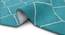 Virginia Hand Tufted Carpet (48" x 72" Carpet Size, Teal) by Urban Ladder