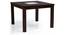 Brighton Square 4 Seater Dining Table (Mahogany Finish) by Urban Ladder