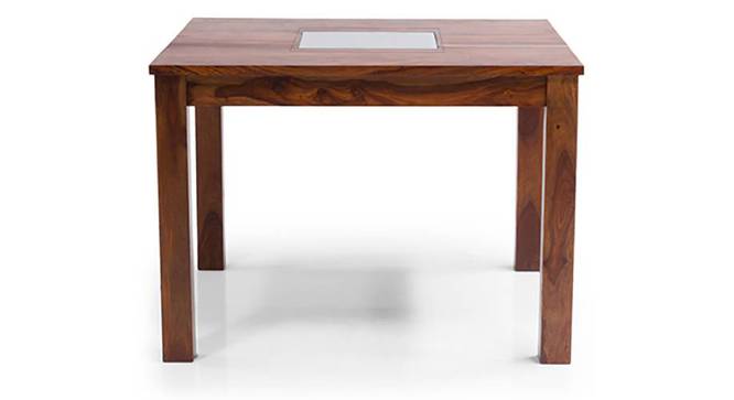 Brighton Square 4 Seater Dining Table (Teak Finish) by Urban Ladder