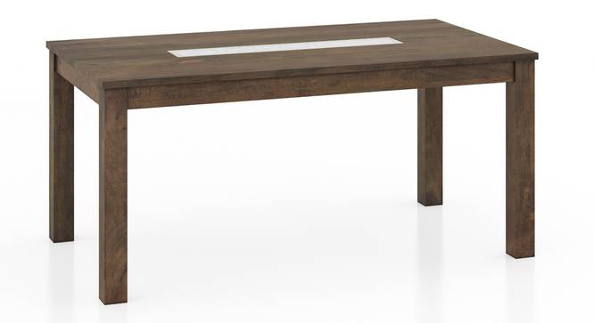 Brighton Six Seater Dining Table (Six Seater, Danish Walnut Finish) by Urban Ladder - Cross View Design 1 - 284543