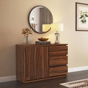 Vector Range Design Vector Solid Wood Sideboard in Teak Finish