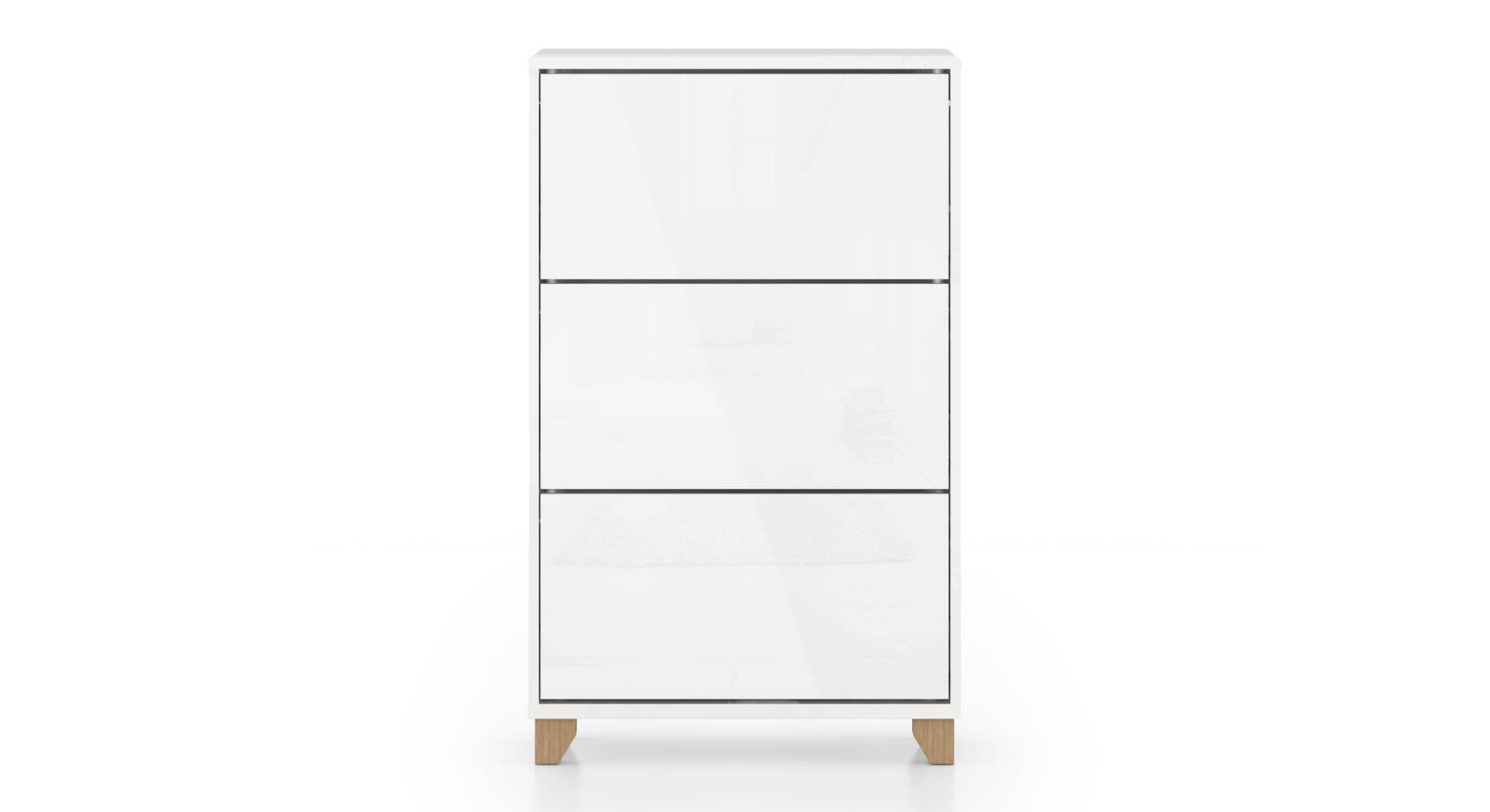 Oslo High Gloss Shoe Rack Urban Ladder