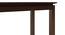 Diner - Dalla 4 Seater Dining Table Set (Beige, Dark Walnut Finish) by Urban Ladder