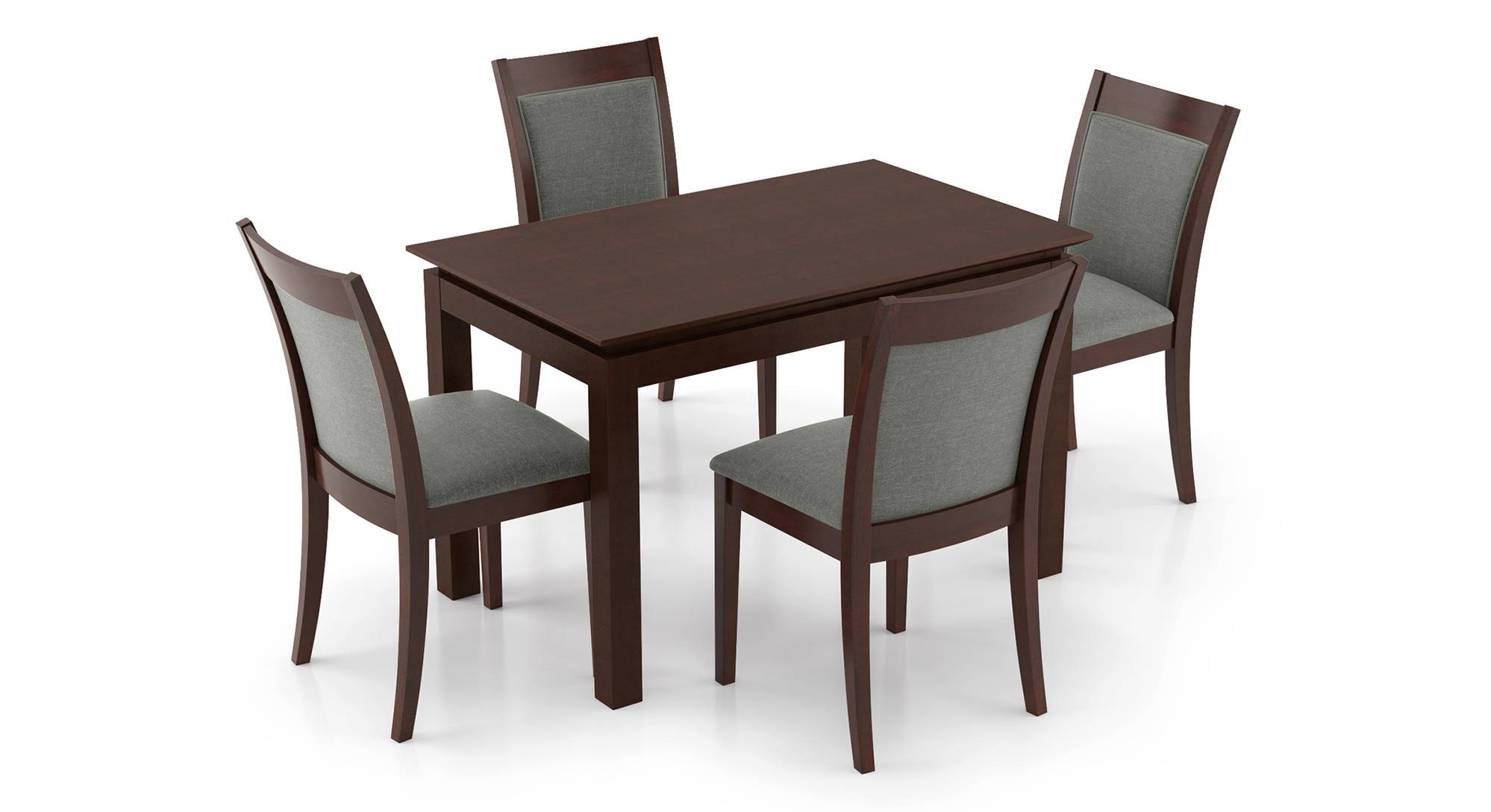 grey 4 seater dining table