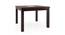 Brighton Square - Aries 4 Seater Dining Table Set (Mahogany Finish) by Urban Ladder