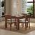 Brighton kerry 4 seater wheat brown teak lp