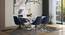 Caribu Glass 4 to 6 Seater Extendable Dining Table in White High Gloss Finish (White High Gloss Finish) by Urban Ladder - Design 1 Half View - 290740