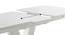 Caribu 4 to 6 Extendable - Ingrid (Leatherette) 4 Seater Dining Table (White) by Urban Ladder