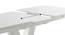 Caribu 4 to 6 Extendable - Ingrid (Leatherette) 6 Seater Dining Table Set (White) by Urban Ladder