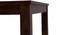 Brighton Square - Zella 4 Seater Dining Table Set (Mahogany Finish, Avocado Green) by Urban Ladder