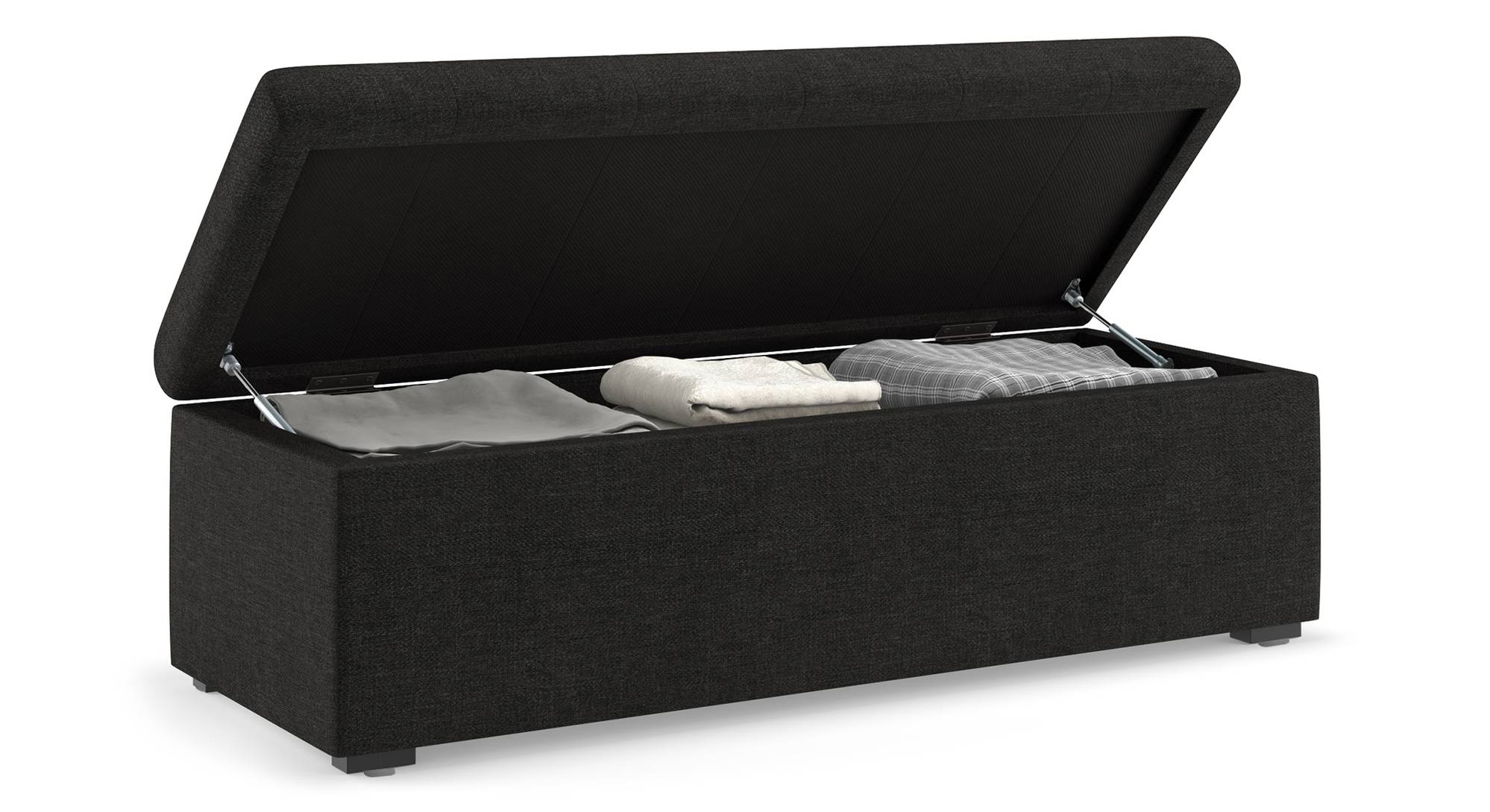 Carson Upholstered Storage Bench Urban Ladder