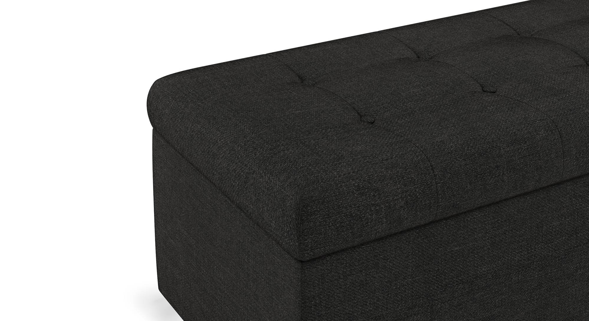 Carson Engineered Wood Upholstered Storage Bench Urban Ladder