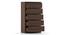 Bocado Tall Chest Of Six Drawers (6 Drawer Configuration, Columbian Walnut Finish) by Urban Ladder