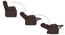 Robert Recliner (Brown, Leather Material) by Urban Ladder