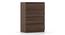 Bocado Compact Chest Of Four Drawers (4 Drawer Configuration, Columbian Walnut Finish) by Urban Ladder