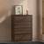 Bocado compact chest of four drawers columbian walnut lp