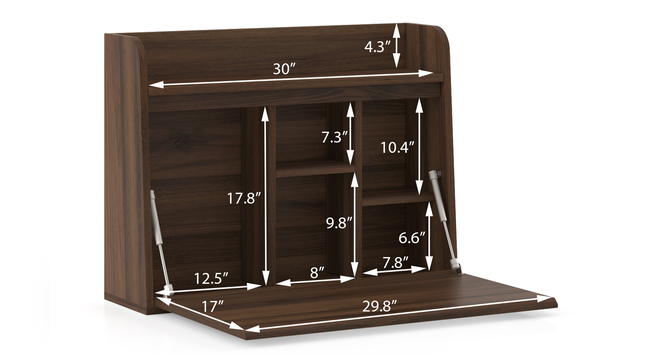 Grisham Wall Mounted Study Table Urban Ladder