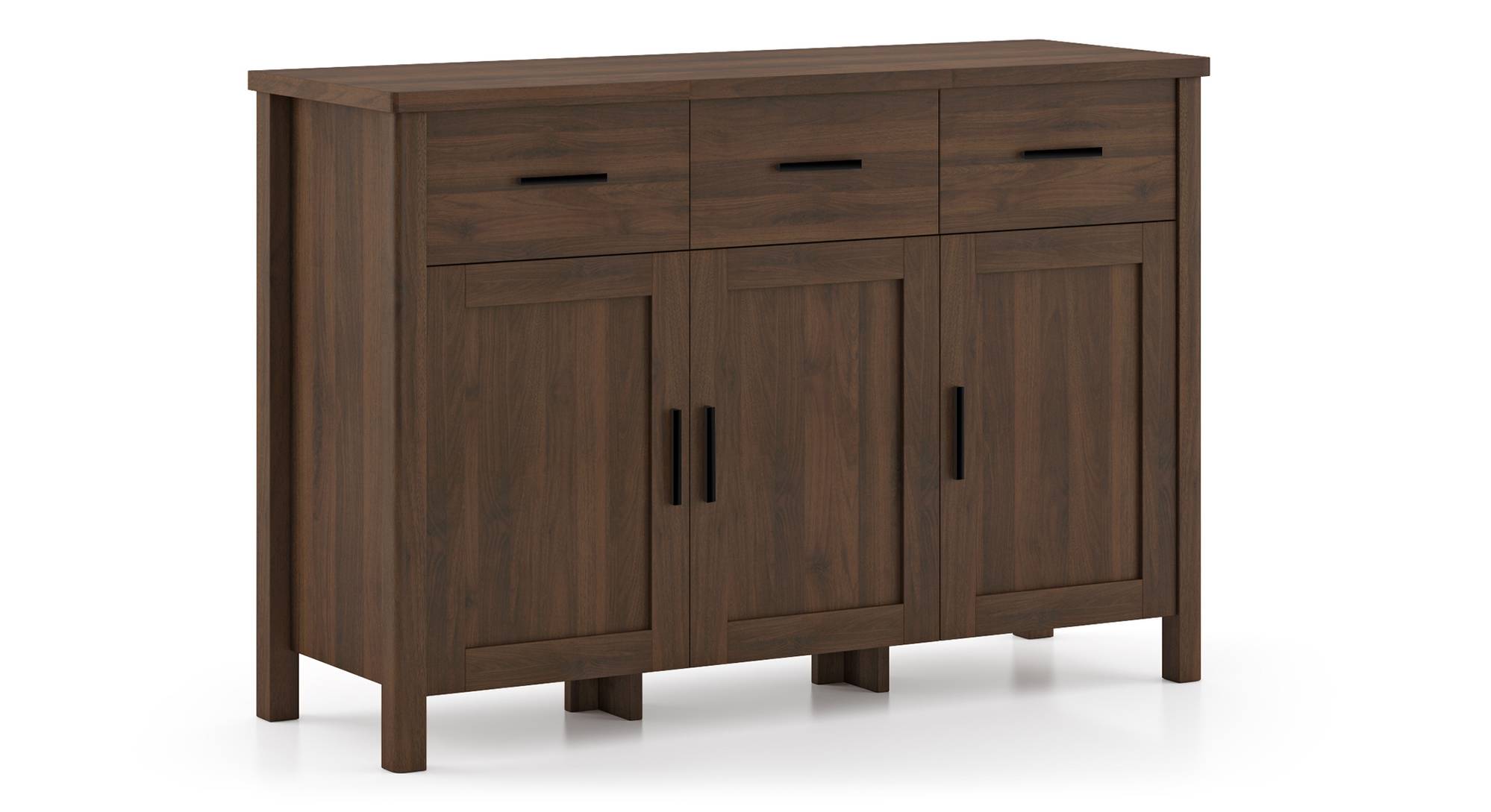 Norland Engineered Wood Sideboard in Columbian Walnut Finish Urban Ladder