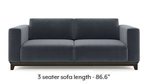 Taarkashi Sofa (Marengo Grey Velvet)