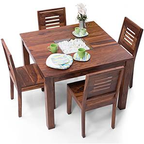 Sagwan dining store table 4 seater