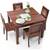Brighton square dining table capra teak finish 00 lp